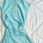 Light Cyan Sleeveless Short Homecoming Dress Round Neck Cap Sleeve Asymmetrical Hem Vintage Cocktail Gown  NV6916