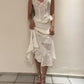 Ivory White Sweetheart Neck Elegant Fashion Long Vintage Lace Homecoming Dress Prom Dress Evening Dress Party Dress nv4164