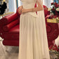NiceVestidos--White Stylish Elegant Simple Long Tulle Prom Dress NV5851