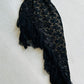 Black Fashion Exquisite Lace Long Ruffled Ball Gown Evening Dress Party Dress nv3421