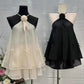 Champagne Black Sweet Spaghetti Strap Short Mini Chiffon Homecoming Dress Birthday Party Dress nv3909