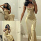 Golden Mermaid Sexy Long Evening Dress Prom Dress Party Dress nv2188