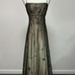 Gorgeous Vintage Ombre Beaded Long Tulle Satin Ball Gown Evening Dress Party Dress nv3976