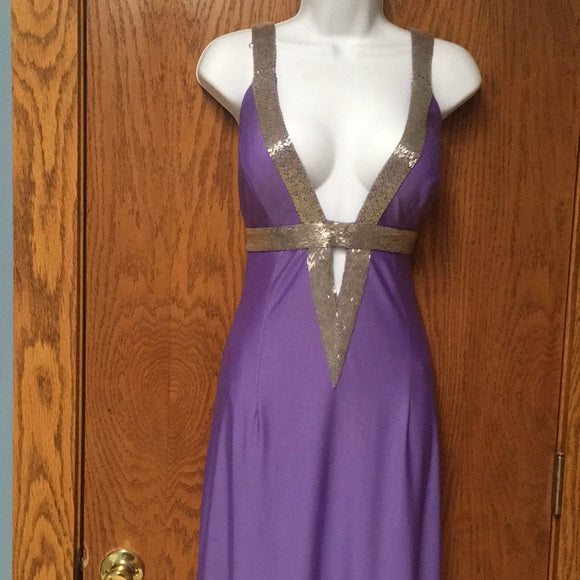 Purple vintage fashion V-neck cross straps long satin elegant prom dress, evening dress, party dress nv3710
