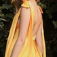 Pink/Yellow Fashion Elegant Off Shoulder Sleeveless A-Line Long Satin Ball Gown Evening Dress Birthday Party Dress Prom Dress Graduation Dress Bridesmaid Dress nv4006