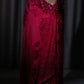 Pink Floral Sequined Long Chiffon Prom Dress Evening Dress Party Dress nv5129