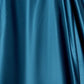 Peacock Blue A-line Puff Sleeve Satin Long Ball Gown Evening Dress nv2042