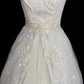 White floral elegant long lace tulle ball gown evening dress nv4919