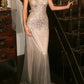 Robe de soirée sirène argentée à sequins, décolleté plongeant et col halter - Taille et couleur personnalisables NV6542