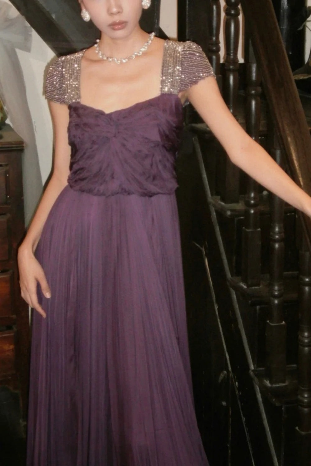Robe de soirée longue vintage NV6579