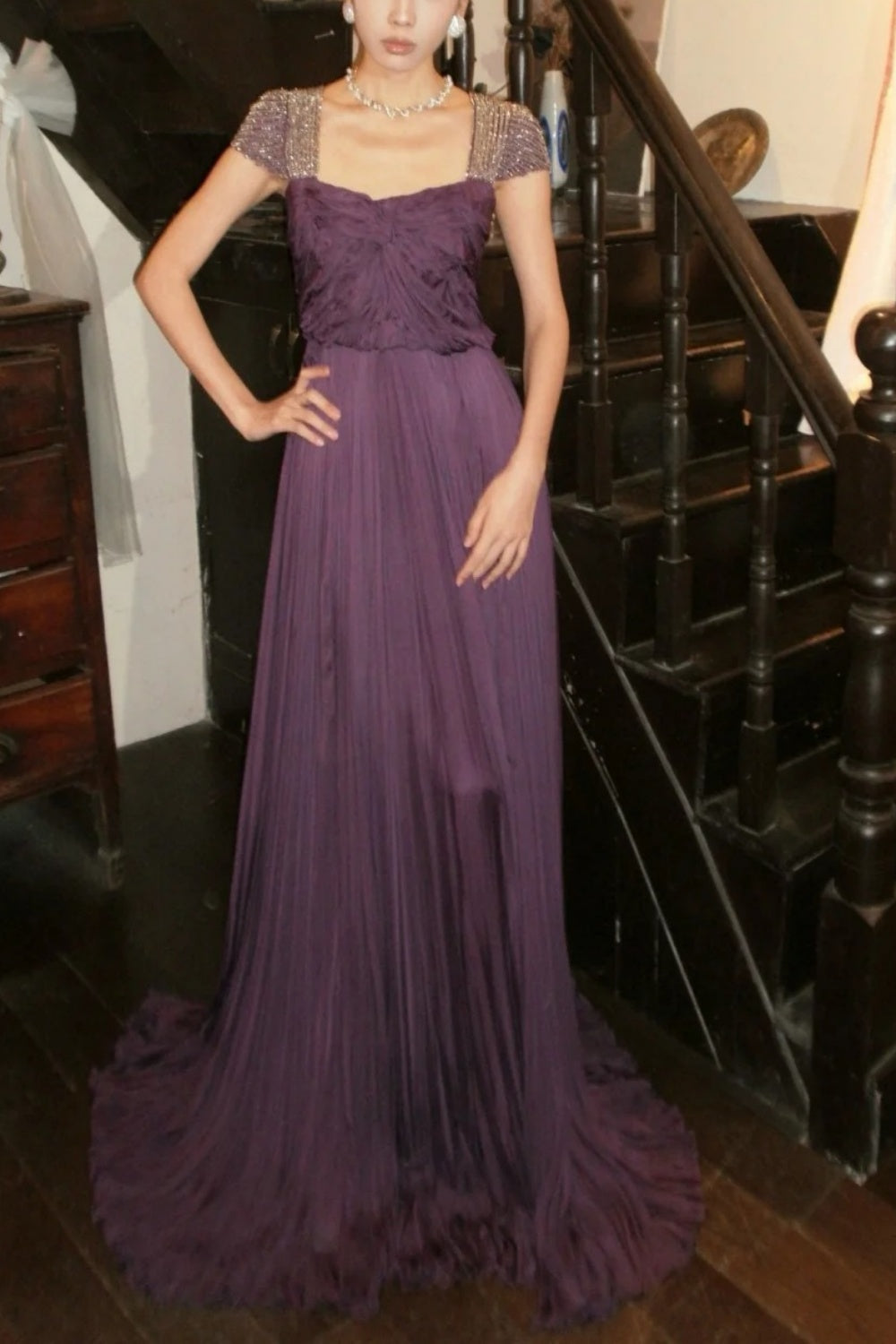 Robe de soirée longue vintage NV6579