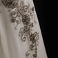 NiceVestidos--Vintage Off-White Beaded Dress Exquisite Beaded Long Ball Gown Graduation Dress NV5860