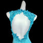 Vintage dress Tiffany blue backless exquisite beaded long satin prom dress evening dress nv5231