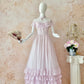 Pink Sweet Delicate Beaded Long Princess Tulle Exquisite Lace Homecoming Dress Prom Dress Evening Dress Birthday/Wedding Party Dress Quinceanera Dress nv4103