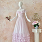 Pink Sweet Delicate Beaded Long Princess Tulle Exquisite Lace Homecoming Dress Prom Dress Evening Dress Birthday/Wedding Party Dress Quinceanera Dress nv4103