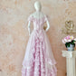 Pink Sweet Delicate Beaded Long Princess Tulle Exquisite Lace Homecoming Dress Prom Dress Evening Dress Birthday/Wedding Party Dress Quinceanera Dress nv4103
