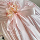 Pale Pink Retro Floral Elegant A-skirt Exquisite Sequin Midi/Short satin Homecoming Dress Prom Dress Evening Dress Birthday Party Dress Prom Dress Wedding Dress Quinceanera Dress nv4101
