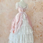 Pink Retro Elegant Sweet Exquisite Lace Cake Princess Dress Long Adult Ceremony Dress Birthday Dress Prom Dress Evening Dress nv4094