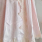 Pink princess exquisite little pearl embellished dress satin A-line floral lace long coming-of-age ceremony birthday sweet little princess prom dress evening dress coming-of-age ceremony birthday dress prom dress nv4084