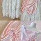 Pink Retro Elegant Sweet Exquisite Lace Cake Princess Dress Long Adult Ceremony Dress Birthday Dress Prom Dress Evening Dress nv4094