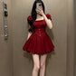 Short Satin Birthday Dress/Holiday Party Dress NV6376