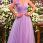 A-Line Floor-Length tulle Prom Dress nv11