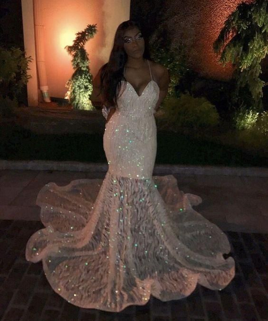 long prom dress party mermaid gown nv846