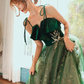 Green Fairy Dream Style Evening Party Prom Long Dress nv586