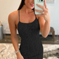 Black Halter Backless Prom Dress nv701