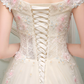 Pink off shoulder tulle lace long prom dress, pink evening dress nv884
