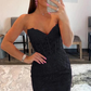 Black/yellow/red/pink/blue fashion chic exquisite lace short homecoming dress prom dress party dress nv919