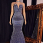 Chic Strapless Sweetheart Long Mermaid Prom Dresses nv164