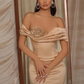 Long mermaid prom dress with glitter nv160