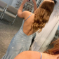 Blue Beading Prom Dress with Slit nv502