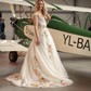 Princess Ball Gown V Neck Tulle White Wedding Dresses Chic Prom Dress nv532