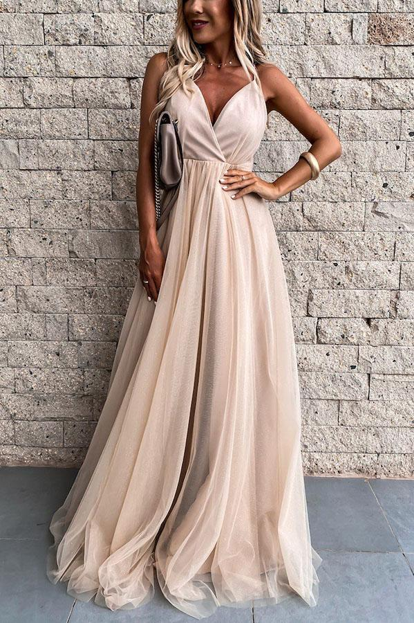 Element of Surprise Tulle Maxi Dress nv203