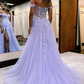 2023 Sparkly Long Prom Dress with Slit nv999