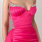 NEW ARRIVAL SLEEVELESS SEQUINS A-LINE SLIT PROM DRESS nv324