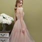 Cute green tulle short prom dress simple tulle homecoming dress,Formal Dresses nv541