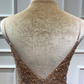Glamorous v-neck spaghetti-straps tulle prom dress beadings long evening gowns nv155
