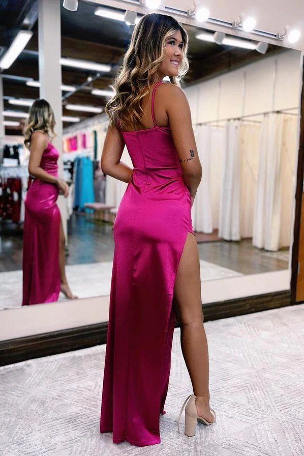 2023 Prom Dresses Long, Simple Formal Dress, Graduation School Party Gown nv1040