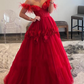 Red Ball Gown Prom Dresses,Hoco Dresses,Sweeth 16 Party Dresses nv1033