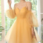 Green Tulle Short Cocktail Dress Homecoming Dress short prom dress nv78