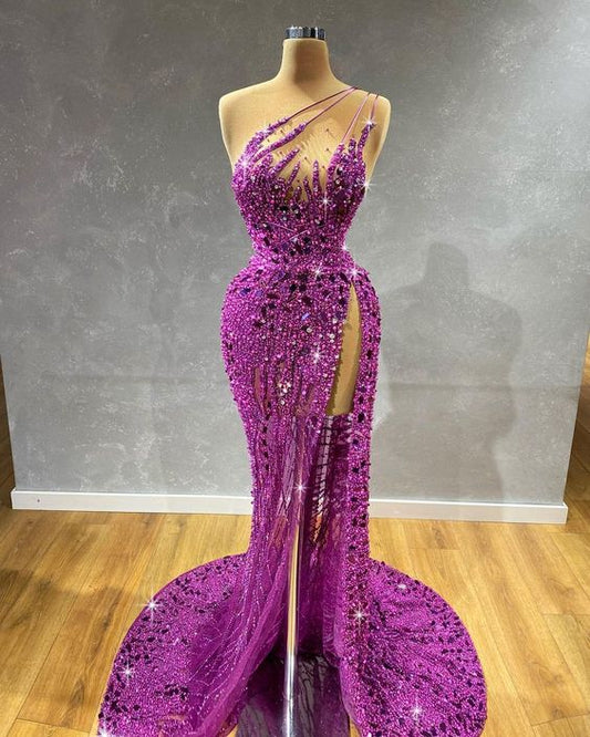 Beading prom dress, unique prom dress nv35